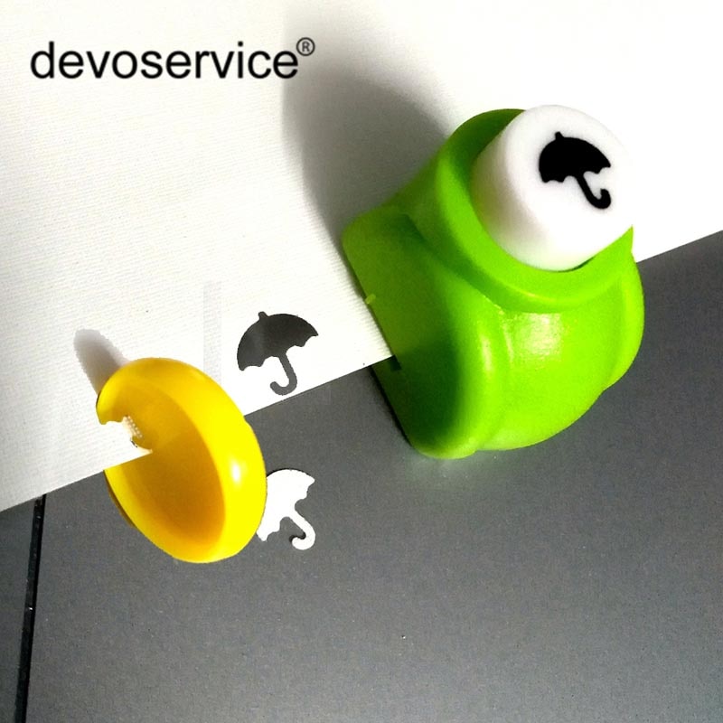 Kreatywny parasol luźne liści dziurkacz pojedynczy otwór DIY dziurkacz ręczny dziurkacz robić papieru dziurkacze biuro szkolne materiały biurowe frez