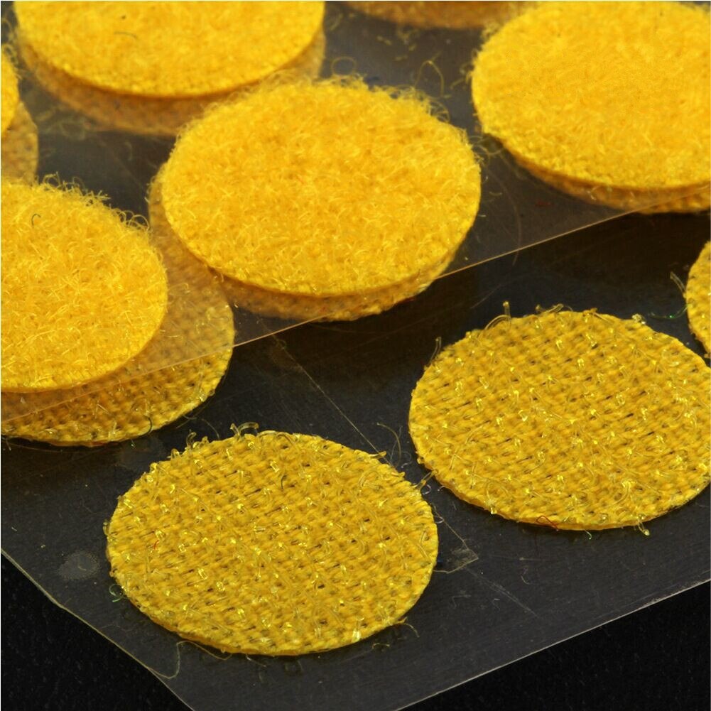 10/15mm Rond Points Autocollant Velcro Auto-Adhésif Fort Ruban D'attache En Nylon de Boucle De Crochet de Matériel De Couture Travaux Manuels Accessoire
