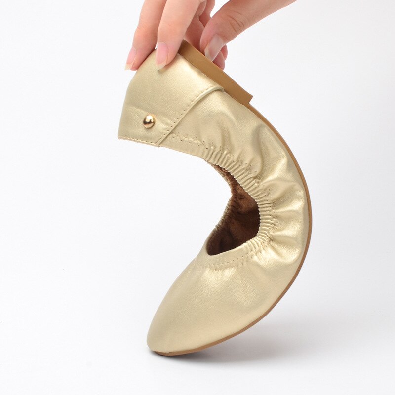 Chaussures simples à tête ronde pour femmes, plates et à rivets, en rouleau d'œuf, respirantes et décontractées, avec pédale, pour le printemps et l'été