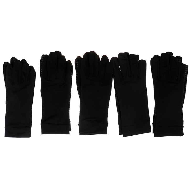 Women Men Copper Fiber Therapy Compression Gloves Hand Arthritis Joint Pain Relief Half Full Finger Therapy Gloves