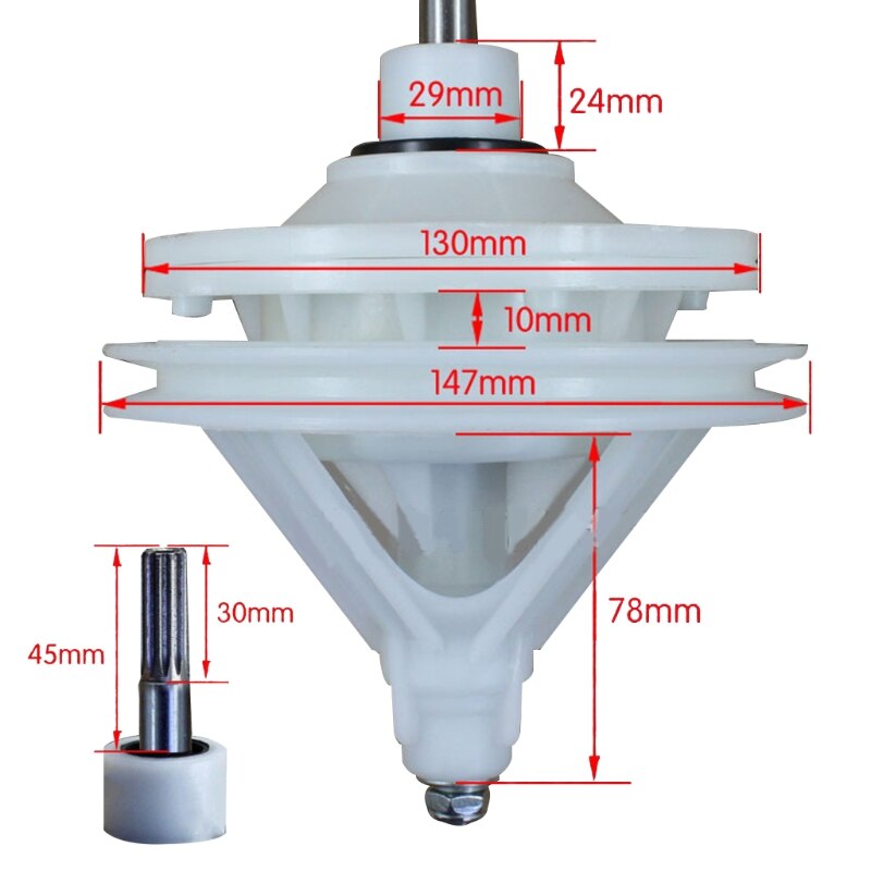 10 teeth shaft height 30/40/45/50mm Washing machine reducer 2022: 45 B