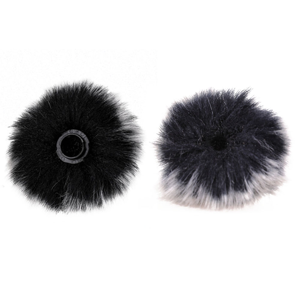 Lavalier Microfoon Harige Voorruit Mic Voorruit Windmof Cover Foam Filter Spons Microfoon Winddicht Cover Voor 5-12/15mm