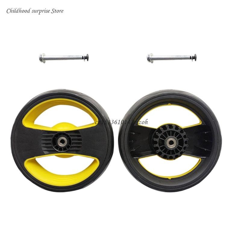 Rodas carrinho bebê rodas dianteiras traseiras acessórios carrinho bebê universal rodas plástico para carrinho: Vermelho