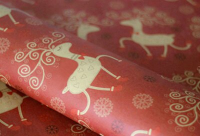 25 pçs/lote Inglês Letras de Papel de Embrulho Papel De Embrulho De Natal Rolo de Papel Ofício DIY Buquê de Presente de Aniversário de Casamento Suprimentos: C