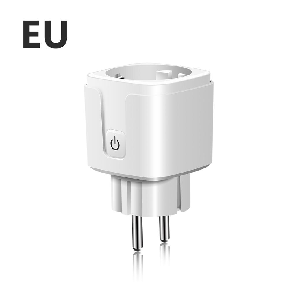 Apple homekit switch siri röst för att styra hemenhet lampa smart wifi-uttag plugg intelligent trådlöst uttag 90-265v eu us: Eu-kontakt 15a
