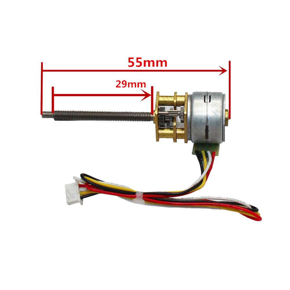 Monitor Ptz 15 Mm Met Encoder Alle Metal Gear Stappenmotor 15BY Micro-Hoek M3 * 0.5 Schroefdraad as Motor 50: 1