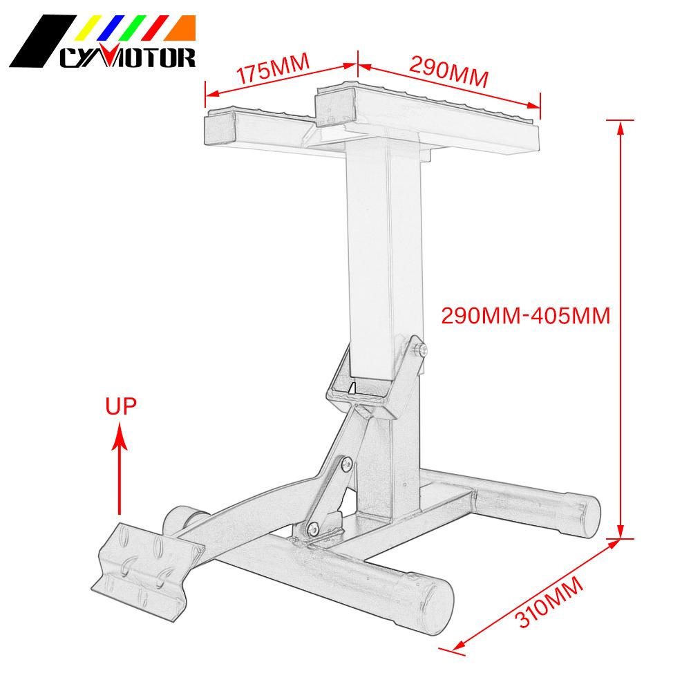 Universal Motocross Motorcycle Repair Bench Stool Maintenance Starting Car Parking Rack