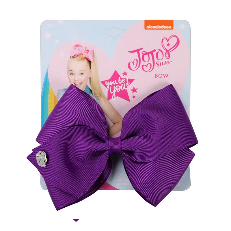 35 couleurs 5 pouces arcs pince à cheveux chapeaux cheveux arc pour bébé enfants filles à la main ruban nœud papillon cheveux accessoires: plum