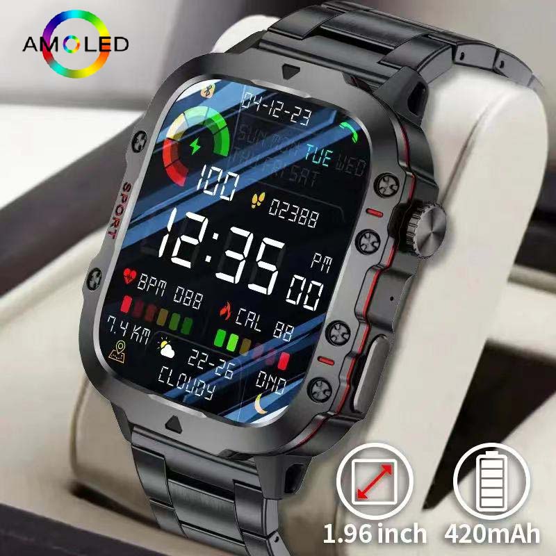 Xiaomi-Smartwatch militaire étanche pour hommes, 3iko, Sports de plein air, Fitness Tracker, Moniteur de santé, BT, Appel, , 2024