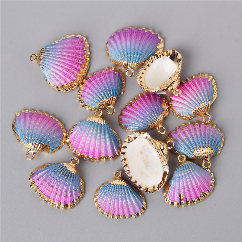 19 Stijlen Natuurlijke Shell Charms Tiny Conch Porceleinslak Schelpen Hanger Voor Diy Sieraden Maken Ketting Armband Oorbellen 2-10Pcs