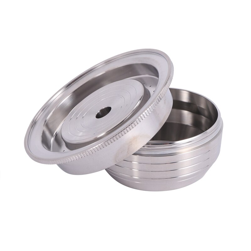 Reusable Coffee Capsules, Stainless Steel Refillable Vertuo Pods Compatible with for Nespresso Vertuoline GCA1 and Delonghi ENV1