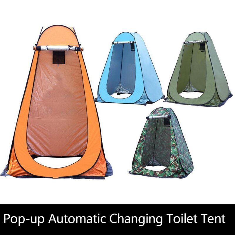 Fully Automatic Open Changing Tent Outdoor Shower Bathing Tent Fishing Swimming Pop Up Camping Toilet Changing Dressing Room
