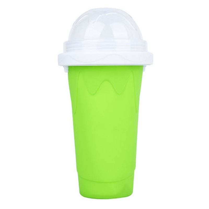 Slushy Mug Slush Ice Maker Machine Freeze Cup for Household DIY Milkshake Water Ice in Seconds: green