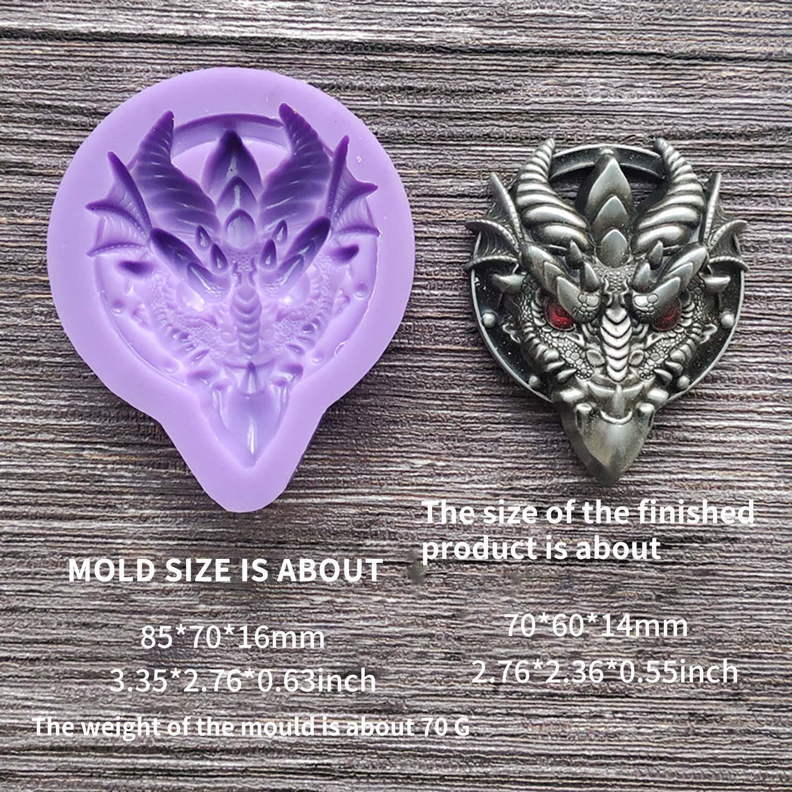3d drage silikone form kage fondant forme gør-det-selv fest kage dekorationsværktøj cupcake chokolade gumpaste slik polymer ler forme
