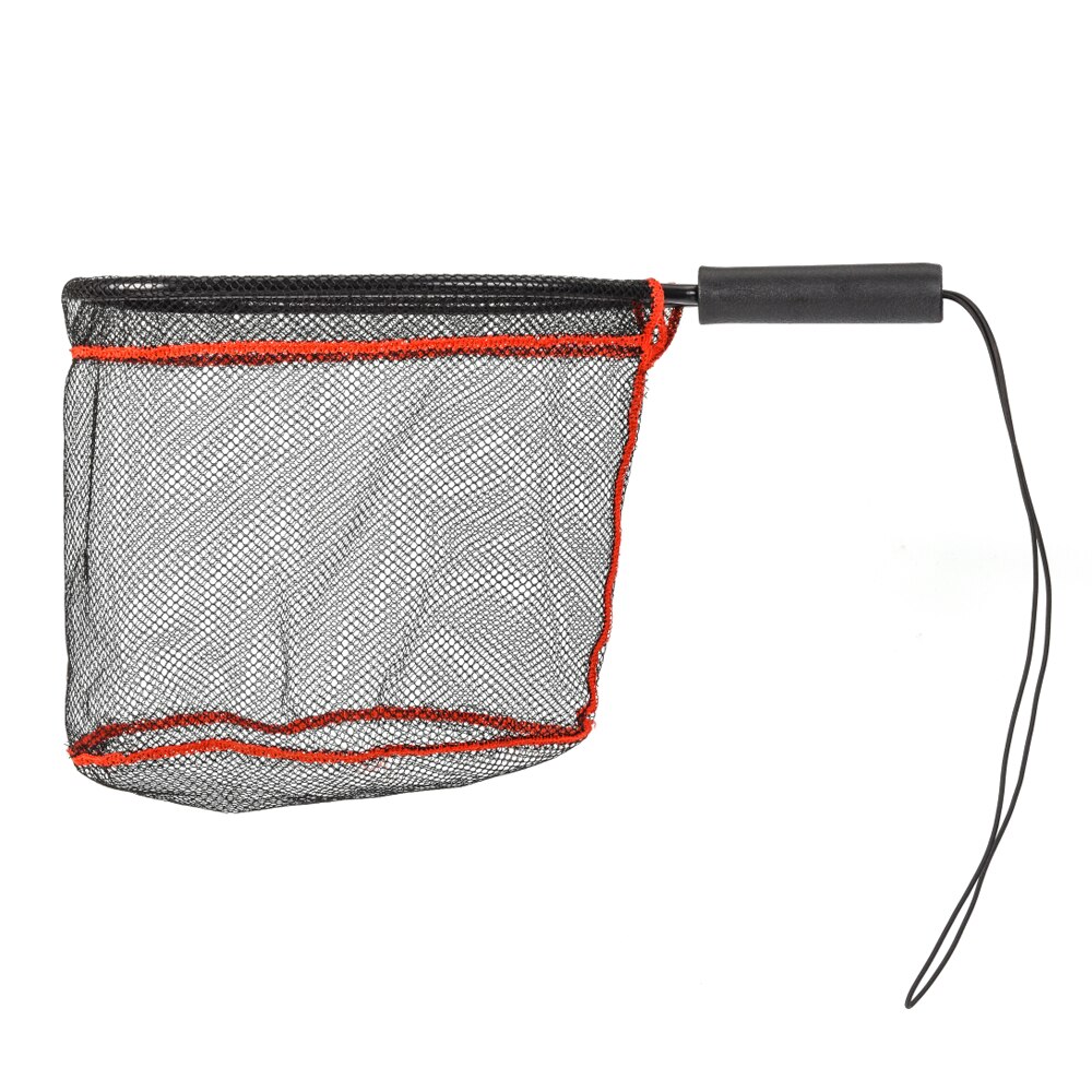 25cm Depth Landing Fishing Nets Catch Aluminum Net Fish Saver Nylon Mesh for Fly Trout Kayak Boating Fishing Gear Redes de pesca