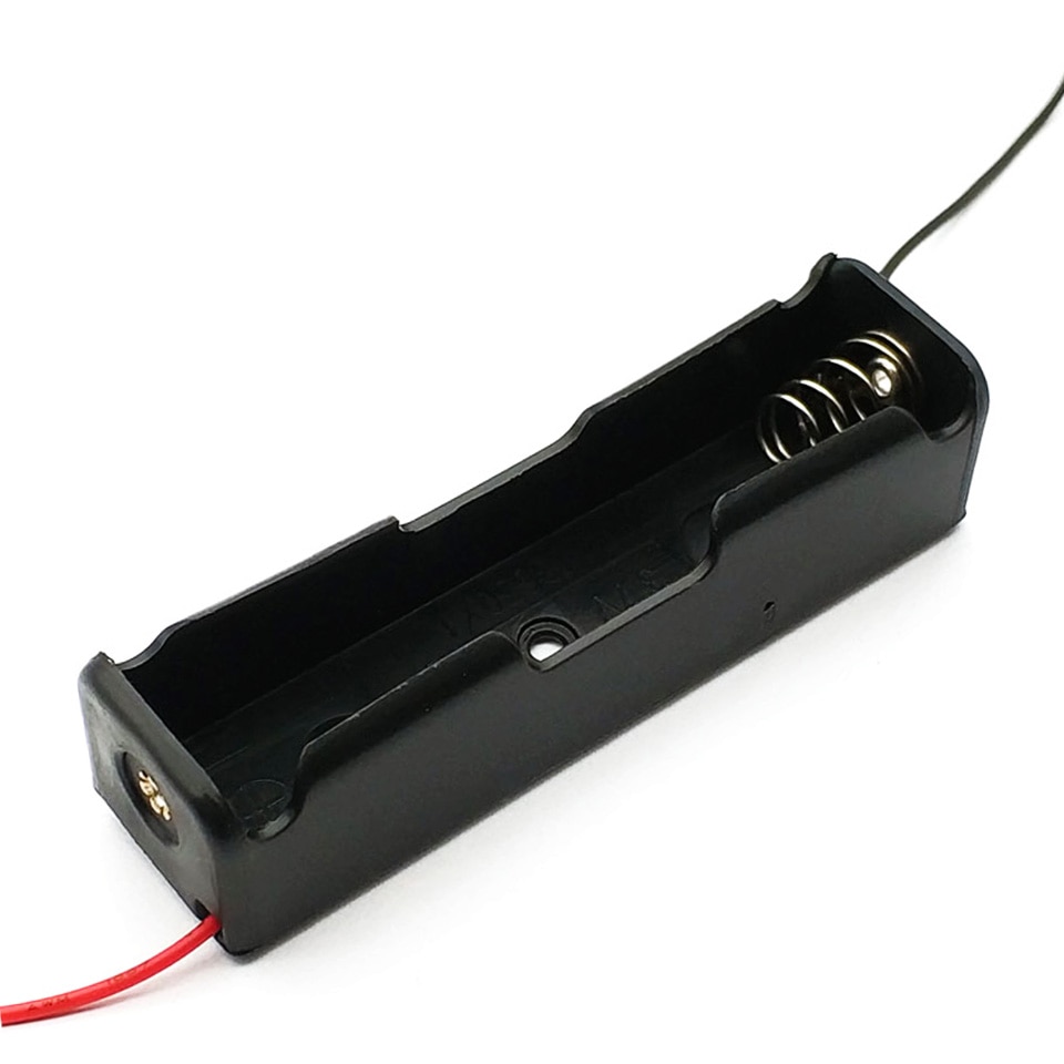 18650 serier batterikasse 1*18650 batteriboks 18650 holder med ledninger 3.7v serier parallelforbindelse diy