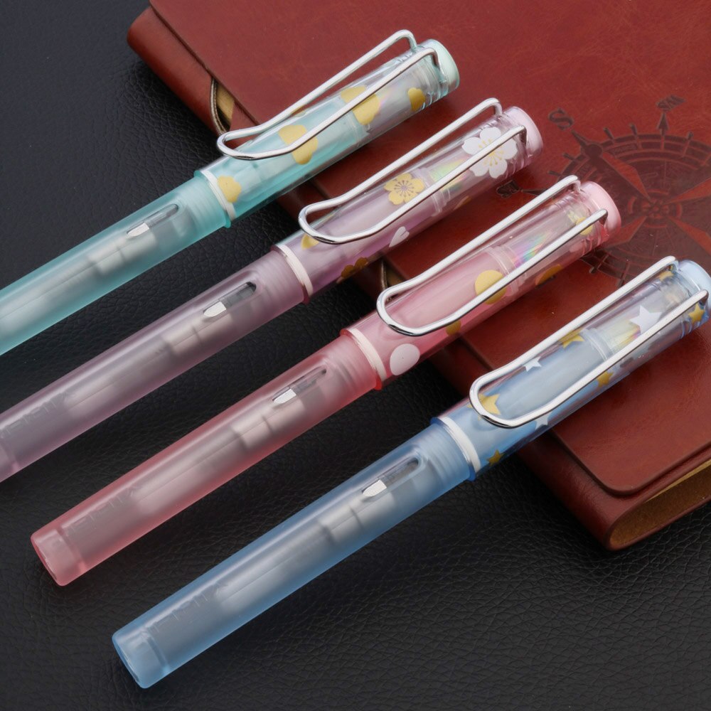 Kunststoff Brunnen Stift MATTE Transparente farbe Schreibwaren Büro schule liefert Schreiben
