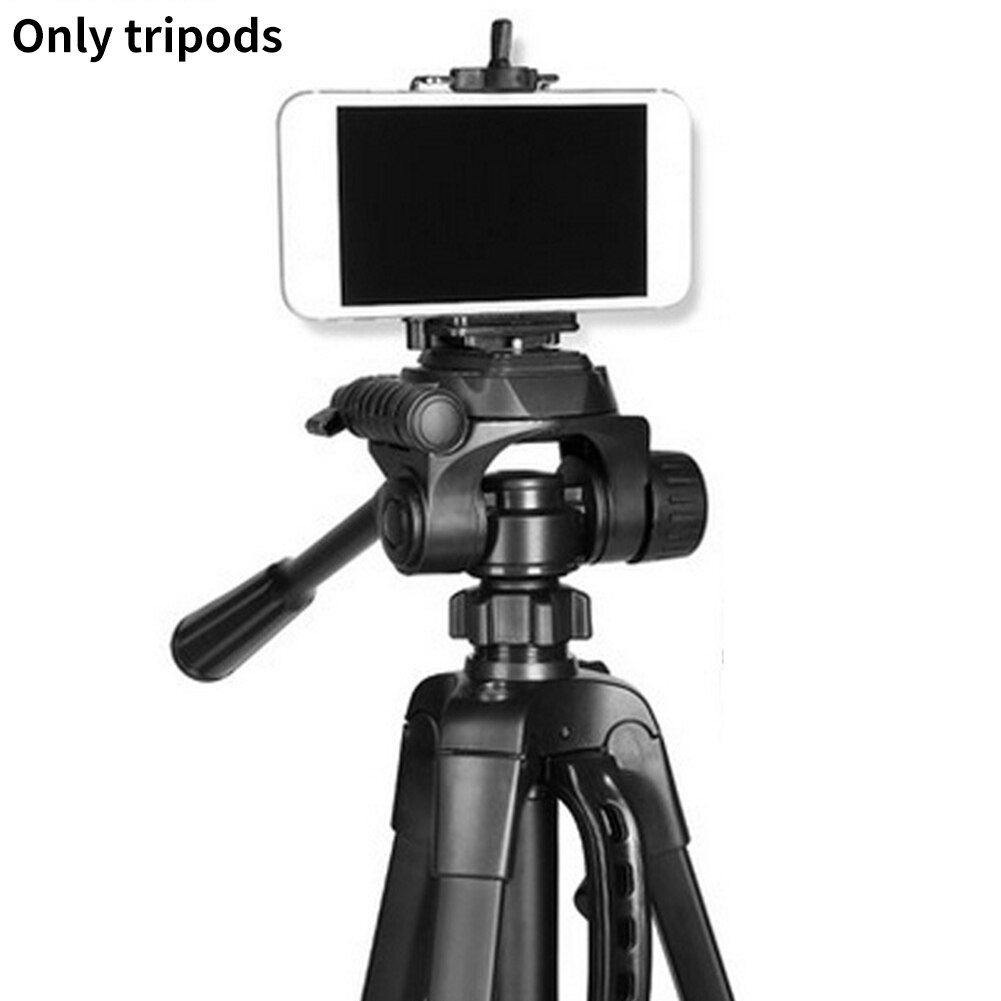 WT3520 Adjustable Lightweight Handle Retractable Aluminum Alloy Outdoor Rotatable Tripod Stand Anti Slip Foldable Camera Video