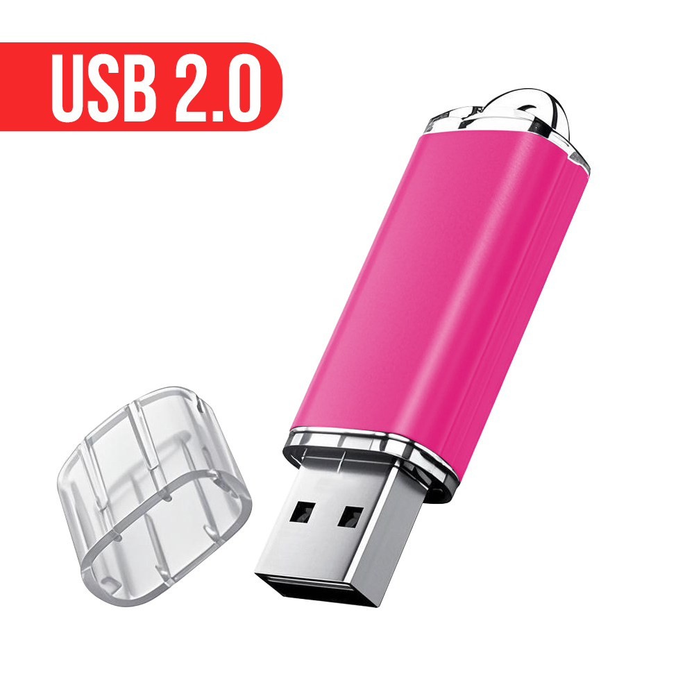 Szybki, kolorowy dysk flash usb 2.0 metalowe pendrive 32gb 16gb 1gb 64gb pendrive pamięć usb dysk pamięci fotograficznej: Czerwony / 64 gb