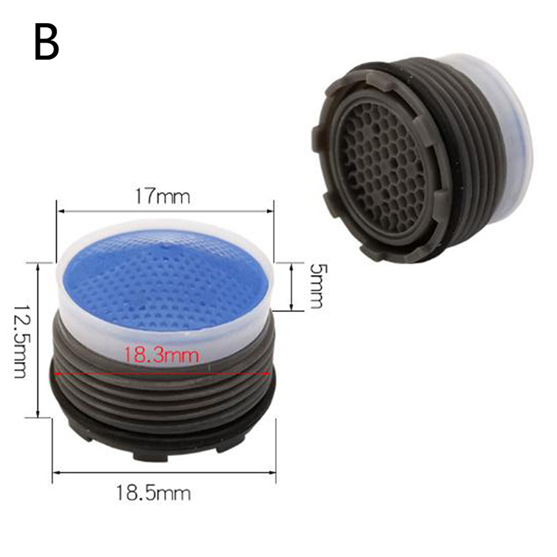 16.5-24mm gwint męnarty perlator wody aerator kran bańka kuchnia akcesoria robić kranów łazienkowych plastikowy ukryty typ Bubbler: zielone światło