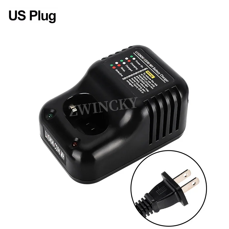 For paslode battery charger for Paslode Charger 3 in 1 Lithium-ion/Ni-CD/Ni-MH for Paslode 6V Ni-CD/Ni-MH 7.2V Li-ion Battery: black