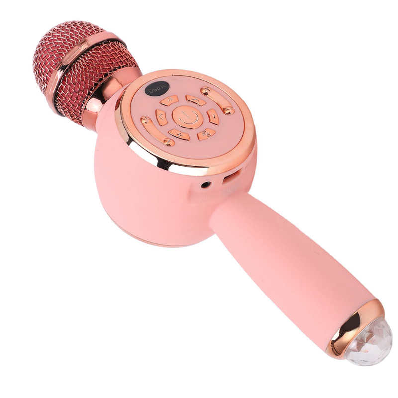 Microfono per auto Stereo Surround Sound Karaoke Mic per canto