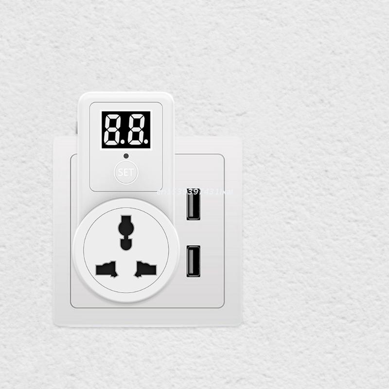 Digital Electric Timer Plug Socket with Countdown Electric Vehicle Charging Countdown Timer Socket Home Uses