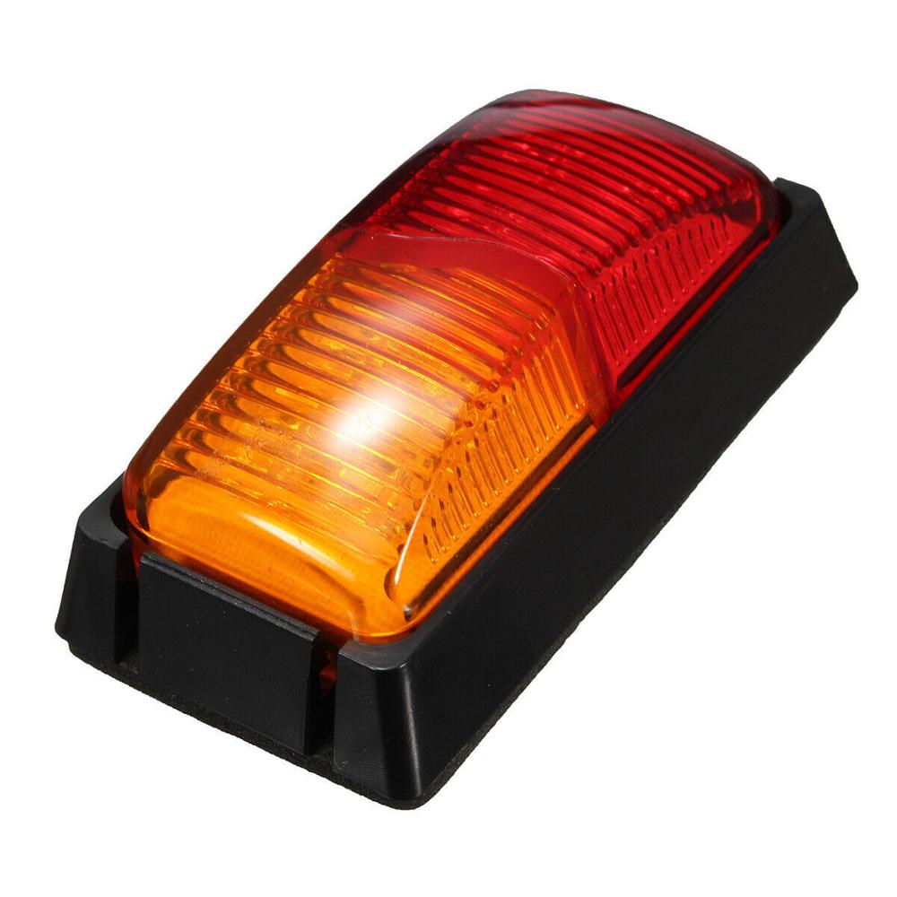 Fuleem 2Stck 10-30V 8 LED Bernstein und verrotten Seite Marker Licht Freiheit Lampe Anhänger Lkw Wasserdicht