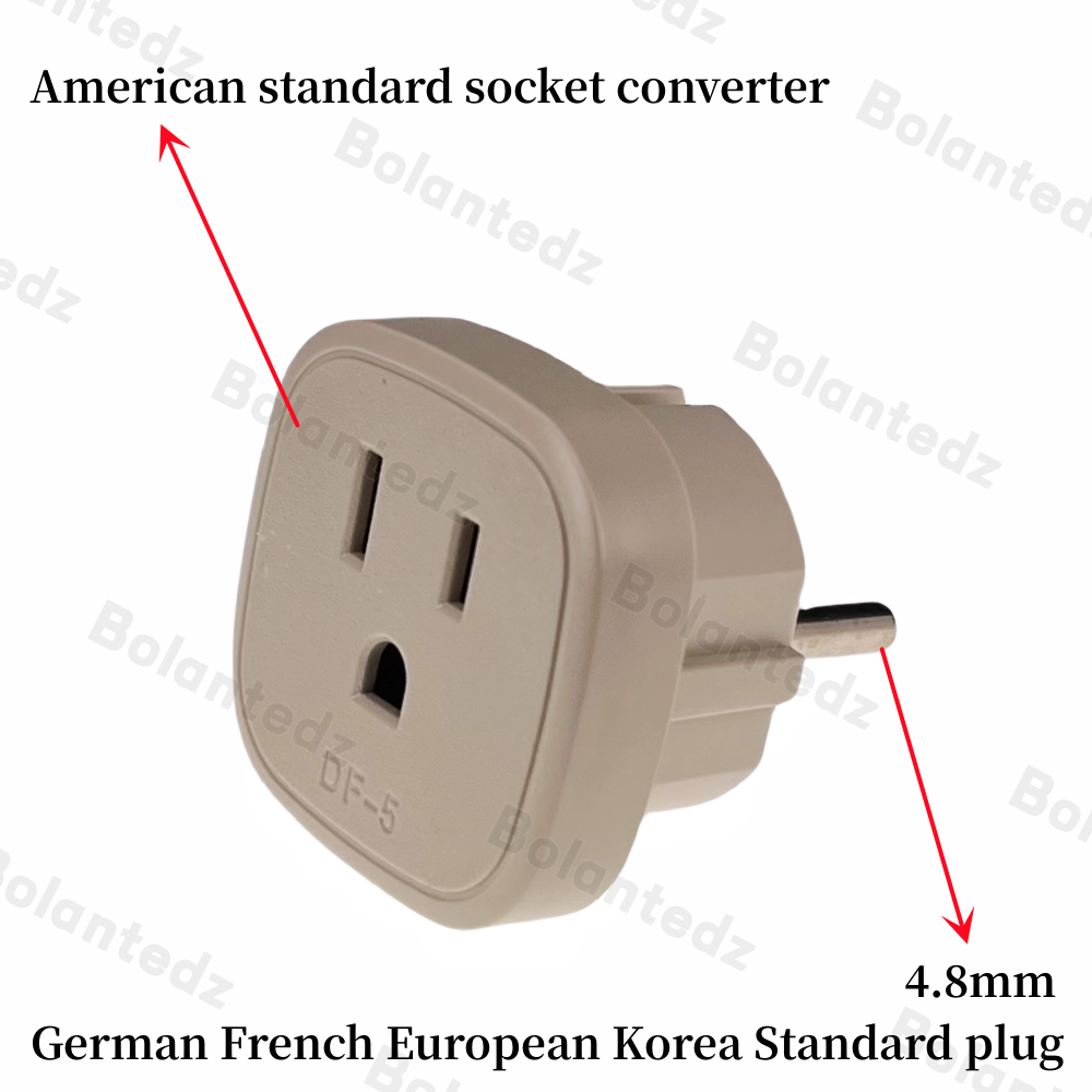 Vs au naar eu stekkeradapter type-i type-a naar type-f stroomomvormer australië china naar schuko europese reizen frankrijk korea rusland: Wit