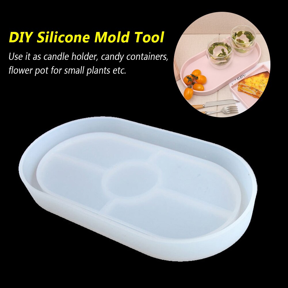 Molde de silicona de resina epoxi, herramienta de posavasos para Cenicero casero, taza de artesanía DIY, collar con dije de joyería Mad DIY