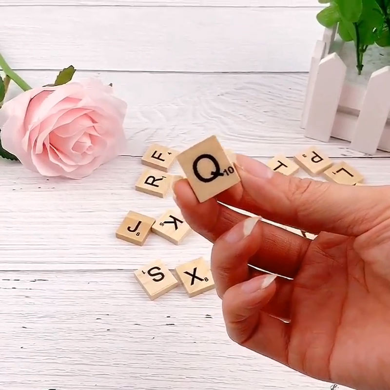 26pcs Wooden English Alphabet Letter Set DIY Create Ornaments for Photo Shooting Photography Background Accessories fotografia