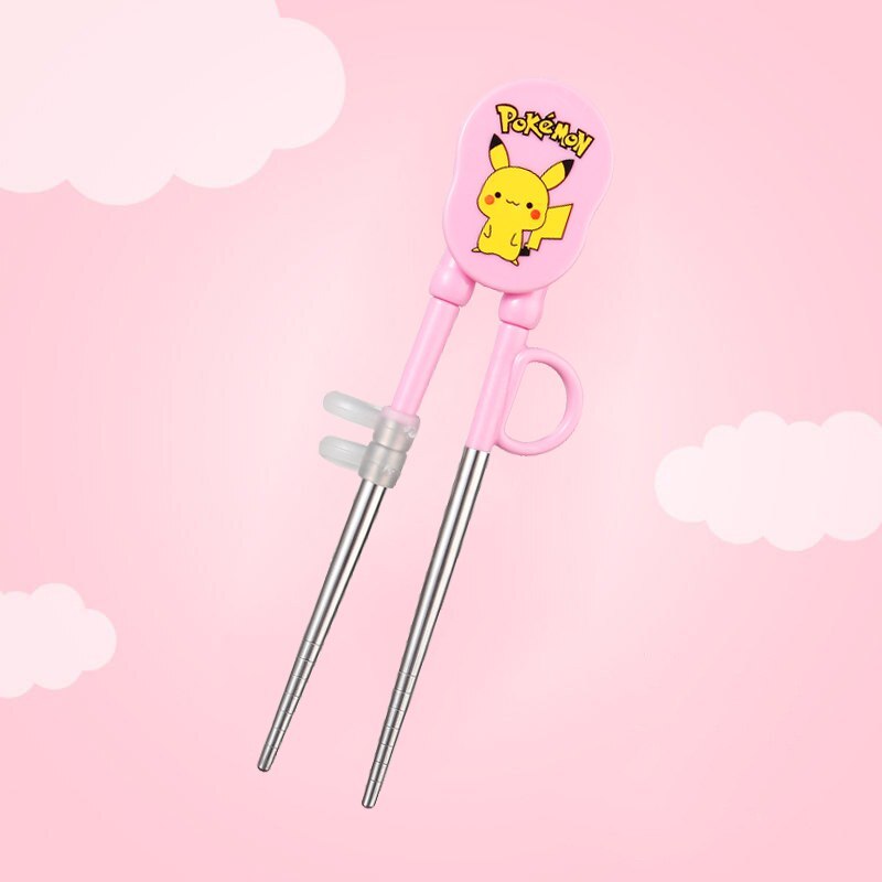 Rvs Training Eetstokjes Leuke Cartoon Training Helper Eetstokjes Voor Kinderen Peuter Te Gebruiken, 1 Paar: PP