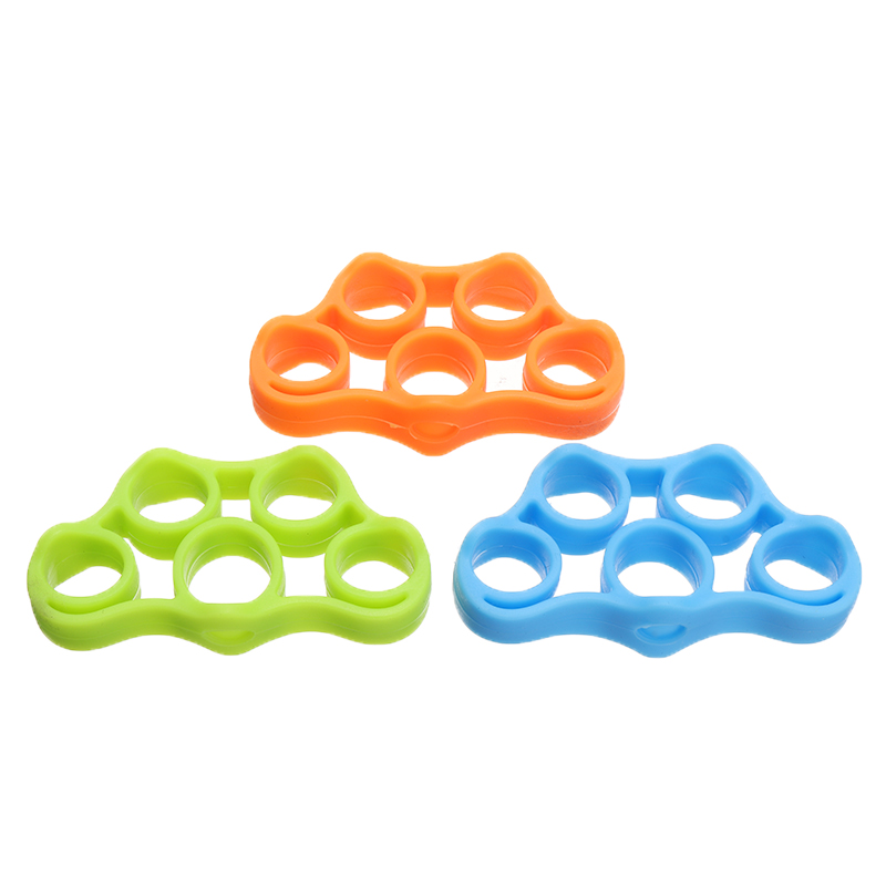 Bandas de resistencia para dedo, tensor de silicona para dedo, ejercitador de mano, agarre de fuerza, muñeca, ejercicio, entrenador, equipo de Fitness