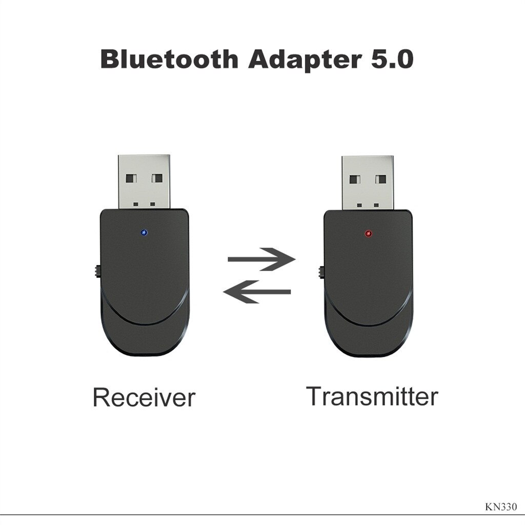 Usb Bluetooth 5.0 Audio A2DP Avrcp Technologieën Ontvanger 3.5 Audio Transmitter Adapter Voor Tv/Pc Hoofdtelefoon Speaker Bluetooth