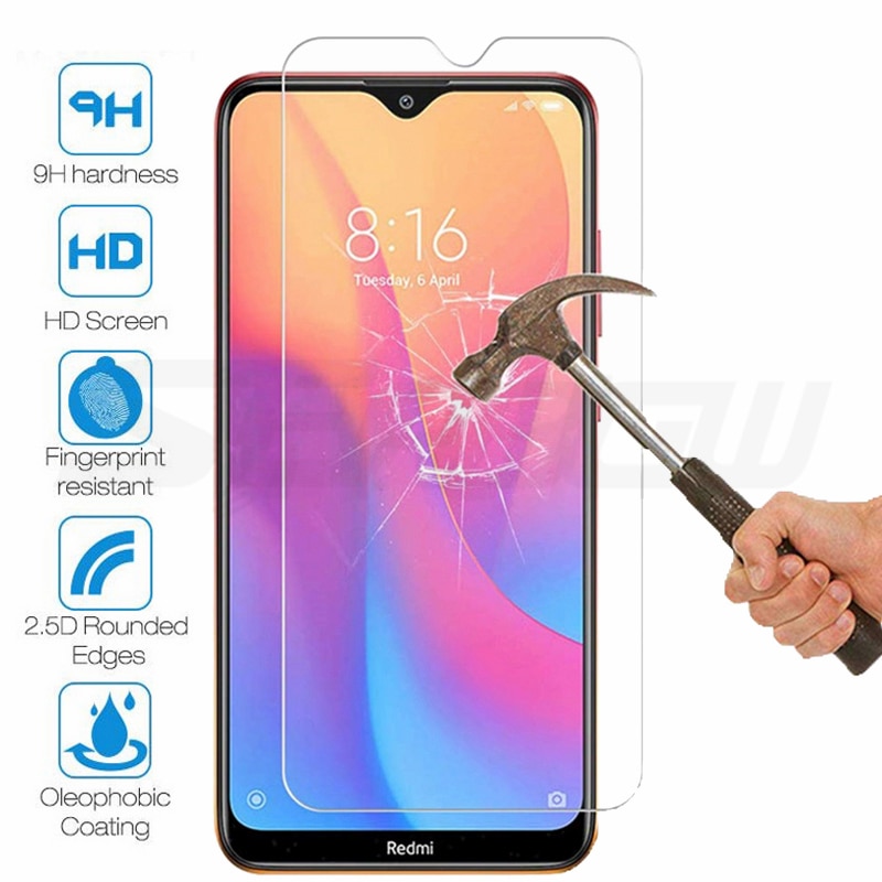 15D Cristal de protección para Xiaomi Redmi 7 8 9 7A 8A 9A templado Protector de pantalla Redmi Note 7 8 8T 9S 9 Pro película de vidrio de seguridad caso