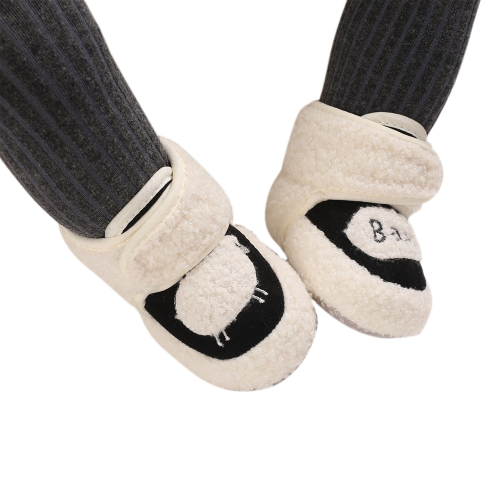 Baby Jongens Meisjes Laarzen Leuke Schapen Patroon Baby Laarzen Antislip Soft Katoen Peuter Eerste Walker Crib Schoenen