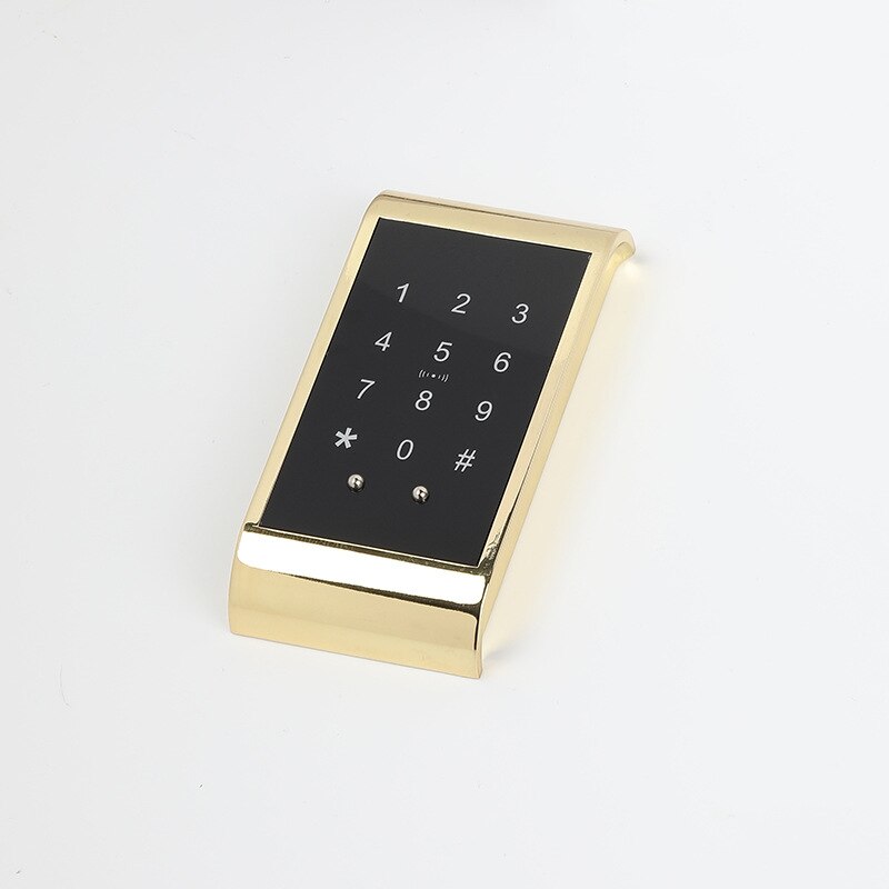 Cerradura electrónica, combinación de cajón, cerradura Digital, contraseña del teclado táctil, acceso de llave, armario, código de seguridad Digital para Taquilla: Gold