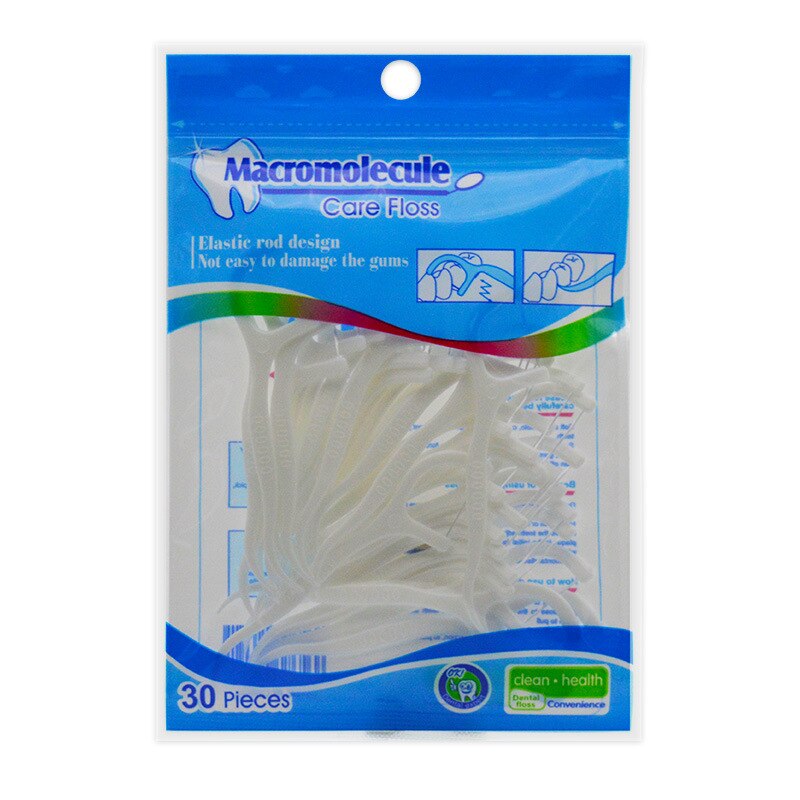 Dental Flosser Oral Hygiene Dental Sticks Dental Water Floss Oral Teeth Pick Tooth Picks Floss Toothpicks with Thread Oral Care: NUDE