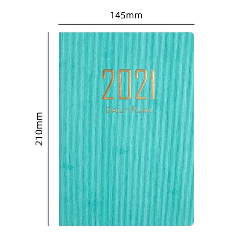 1Pcs Time Management Schedule Book Color Schedule Notebook Reminder Timetable Planner Supplies