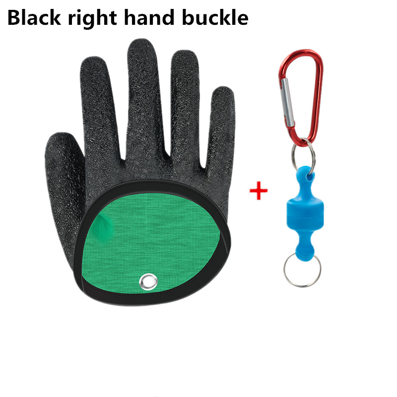 Vissershandschoenen Vangen Vis Antislip Duurzaam Gebreid Lange Vinger Waterdicht Werk Snijbestendig Handschoensluiting Links Rechts Kleding Bescherm de hand: Zilver