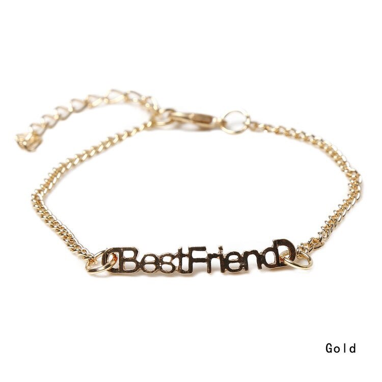 Vrouwen Beste Vriend Oneindige Partners Charm Bangle Armbanden Legering Hand Ketting Fijne Sieraden HSJ88