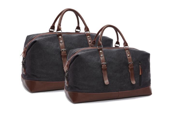 ZUOLUNDUO, bolsas de viaje de lona para hombre, bolsa de viaje de gran capacidad, bolsas de equipaje de mano, bolso marinero para hombre, bolso de lona para hombre, bolsas de viaje