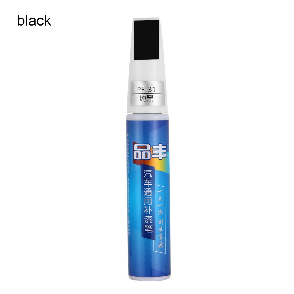 Pluma de Pintura transparente para reparación de arañazos, resistente al agua, para coche, más colores: Negro
