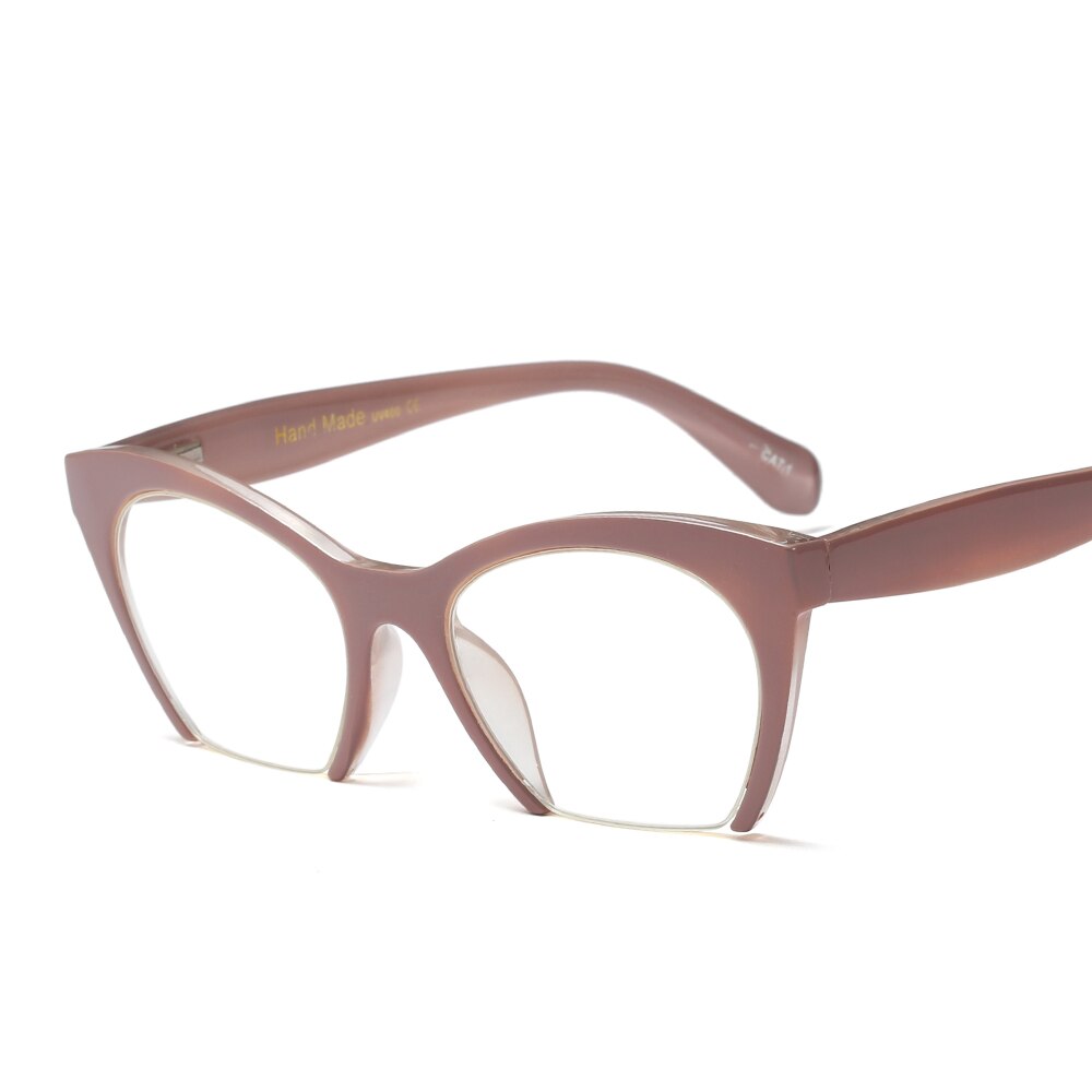 MARC WOMEN MEN Reading Optical Plain Transparent spectacles Frames glasses Clear Oculos Literature and art retro Plastic 97651: C2