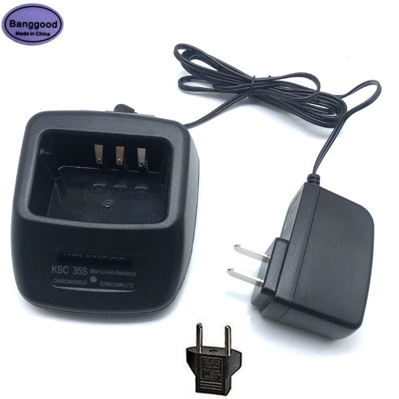 Cargador rápido KSC-35S Para KENWOOD, estación de carga rápida para Radio de TK-3000, TK-2000, TK3000, KNB-63L, KNB-65L, KNB-45L, TK2400, TK3207, TK2207, TK-U100