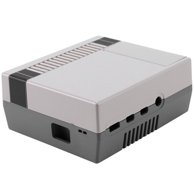 Nes4pi nes kit caso abs funcional ventilador de refrigeração dissipadores calor chaves de fenda apenas para raspberry pi 4 b (4 modelo b)