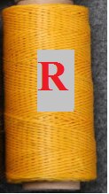 1Pcs 1.2Mm Leer Draad Platte Wax Lijnen Diy Handgemaakte Ambachtelijke Speciale Lijn Naaien Waxed Lederen Handwerk Tool Stiksels 18 Kleuren: R