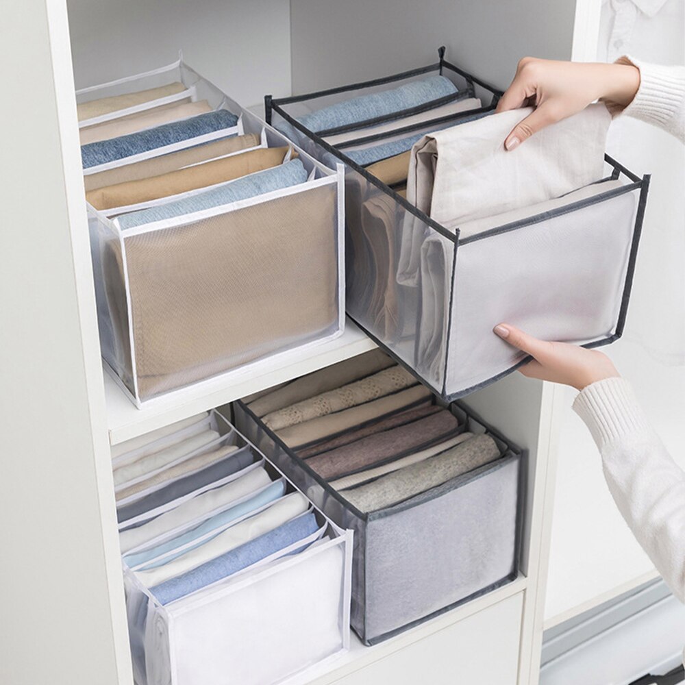 1PC Home Closet Organizer Voor Ondergoed Sok Kast Divider Opbergdoos Organizer voor kleding Opvouwbare Lade Organizer