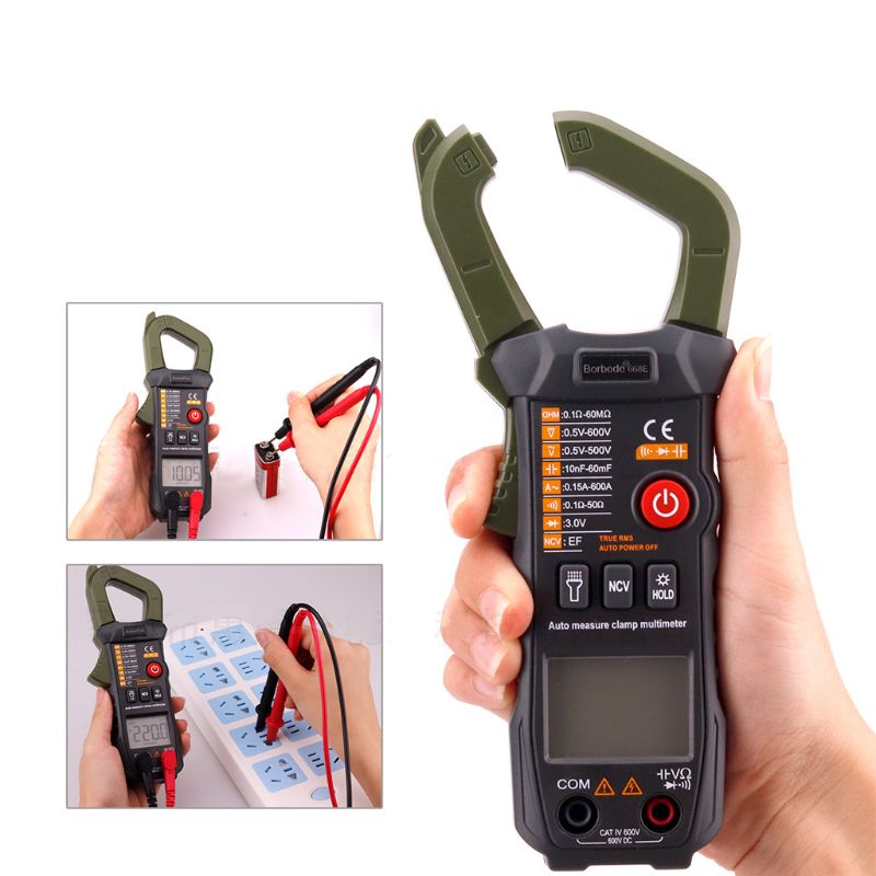 Digital Current Clamp Meter High Precision AC/DC500V/700V Output Pocket Multifunction Clamp Multimeter