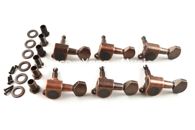 Niko Vintage Stijl Bronzen Elektrische Gitaar Stemsleutels Tuners Machine Head 6-In-Lijn 6R